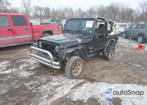 2003 Jeep Wrangler Sahara z USA, uszkodzony, nr VIN 1J4FA59S23P369084
